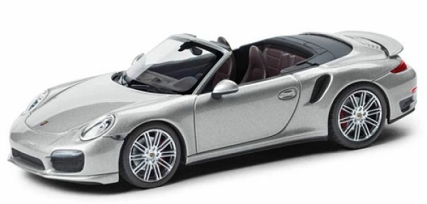 WAP0205600E Porsche 911 (991) Turbo Cabriolet 2013 silver 1:43